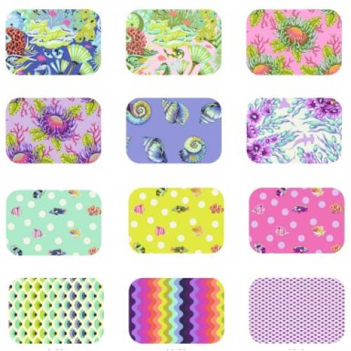Floral Reef Fabric Pack - 12 Fat Quarters