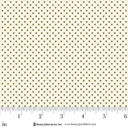 Seasonal Shirtings Tiny Bud Green 