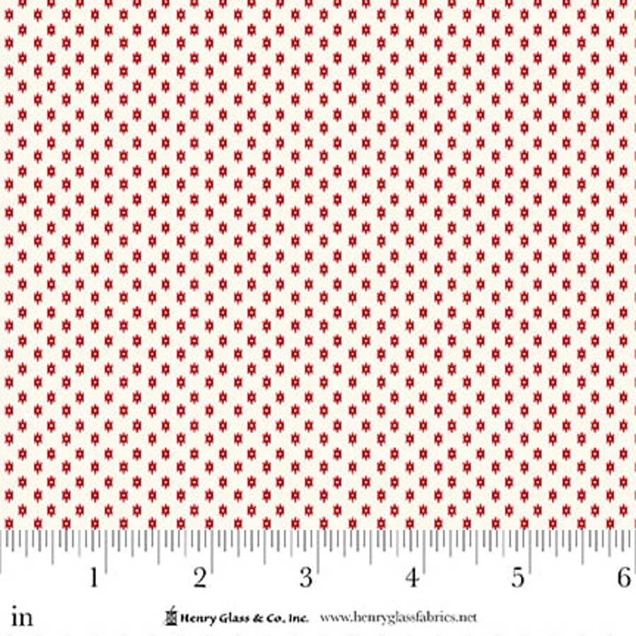 Seasonal Shirtings Geometric Red