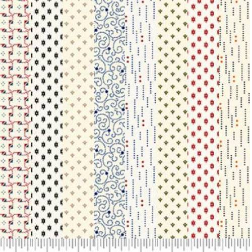 Seasonal Shirtings Fabric Pack - 8 Fat Quarters