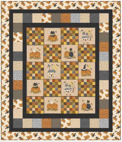 Spooky Squares Quilt - FREE PATTERN DOWNLOAD