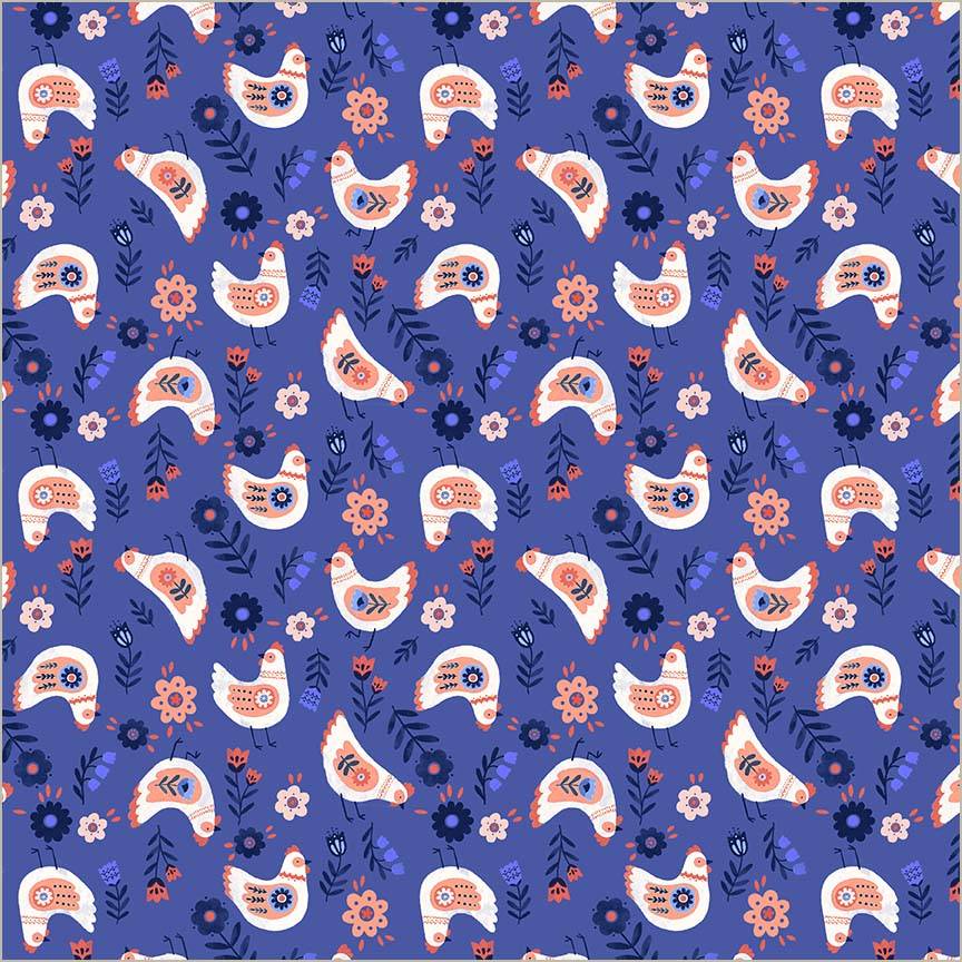 Folky Chicken Cluck Cluck Cluck - Royal