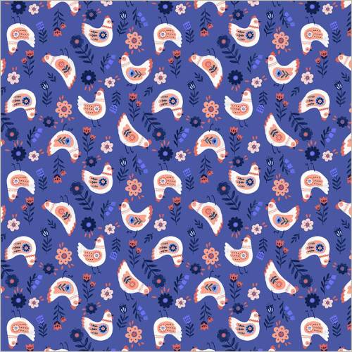 Folky Chicken Cluck Cluck Cluck - Royal