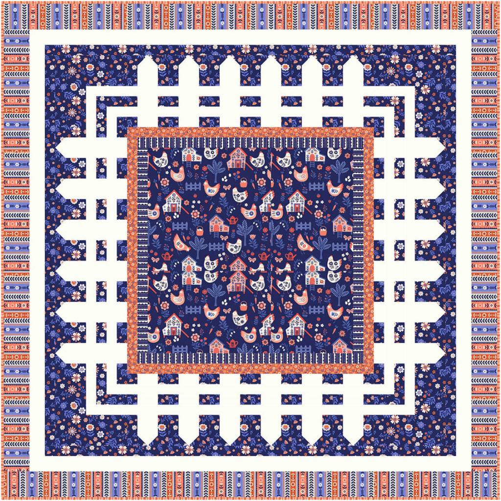 Flock Block Quilt - FREE PATTERN DOWNLOAD