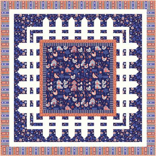 Flock Block Quilt - FREE PATTERN DOWNLOAD