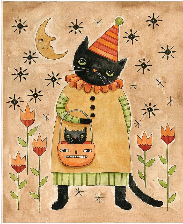 Spooky Cat Panel