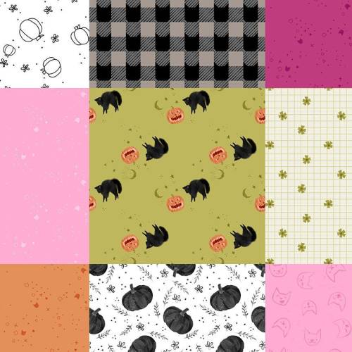 Ghouls Night Out Patchwork Multi