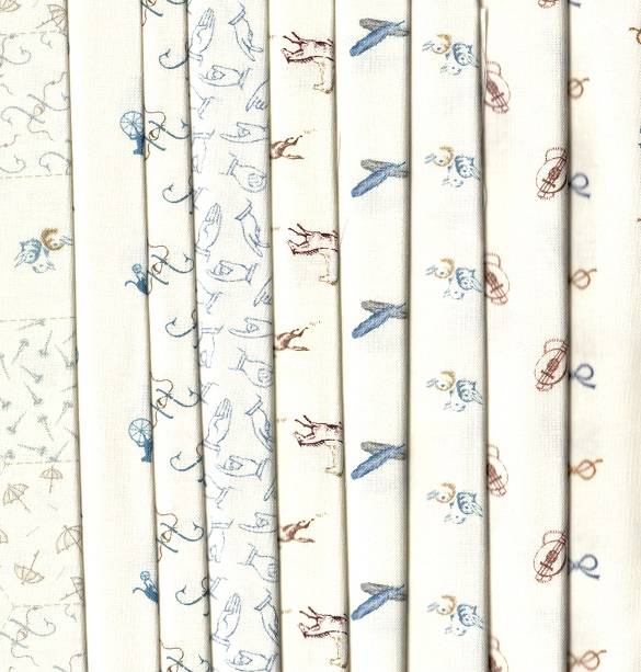 Kindred Konversations Fabric Pack - 9 Fat Quarters