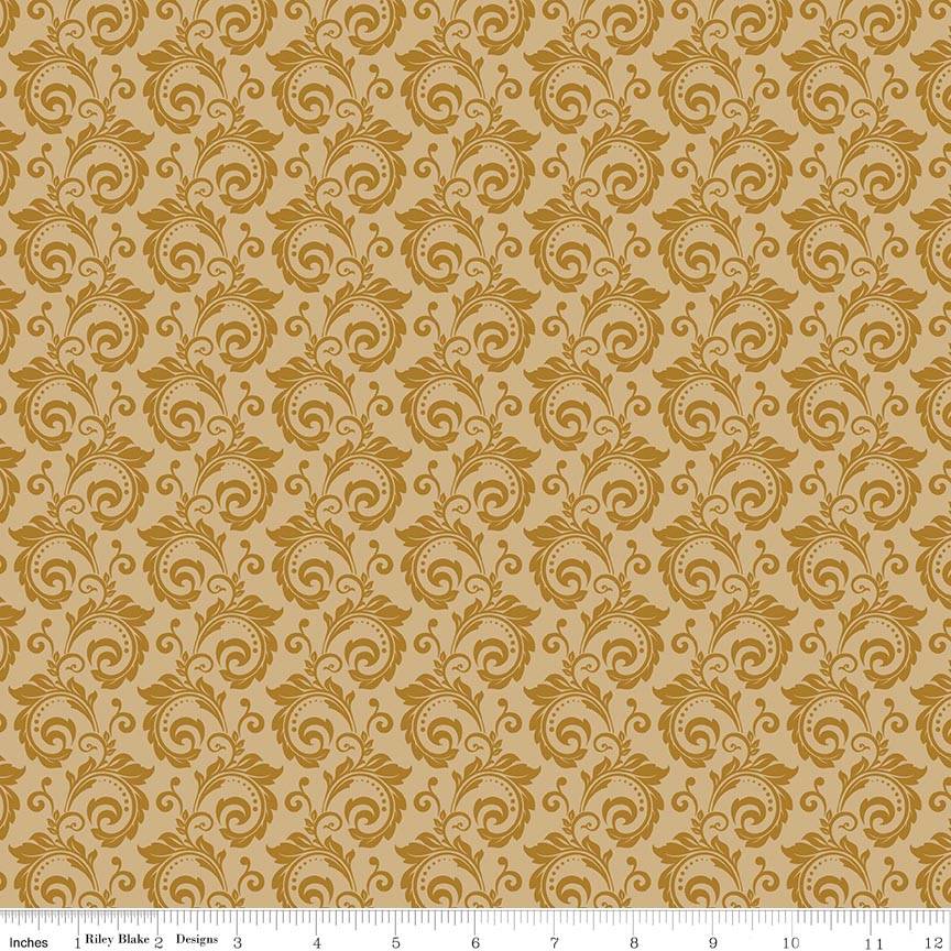 Christmas Greetings Scroll Gold