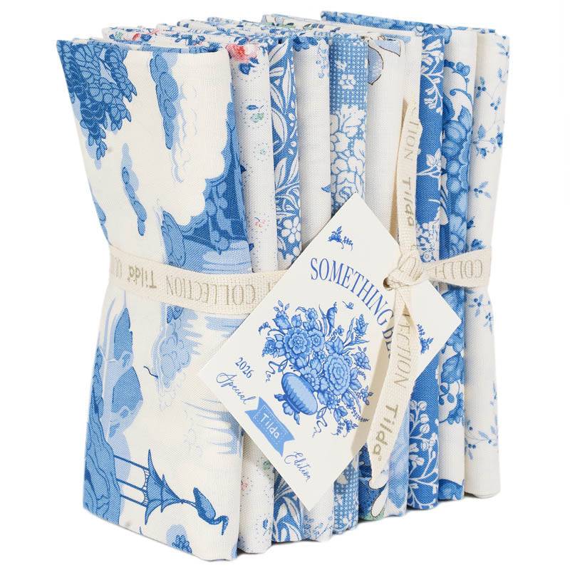 Tilda Something Blue - Fat Quarter Bundle - Light