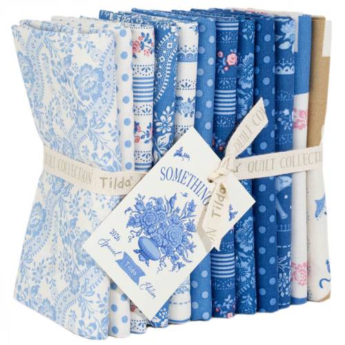 Tilda Something Blue - Fat Quarter Bundle - Blenders