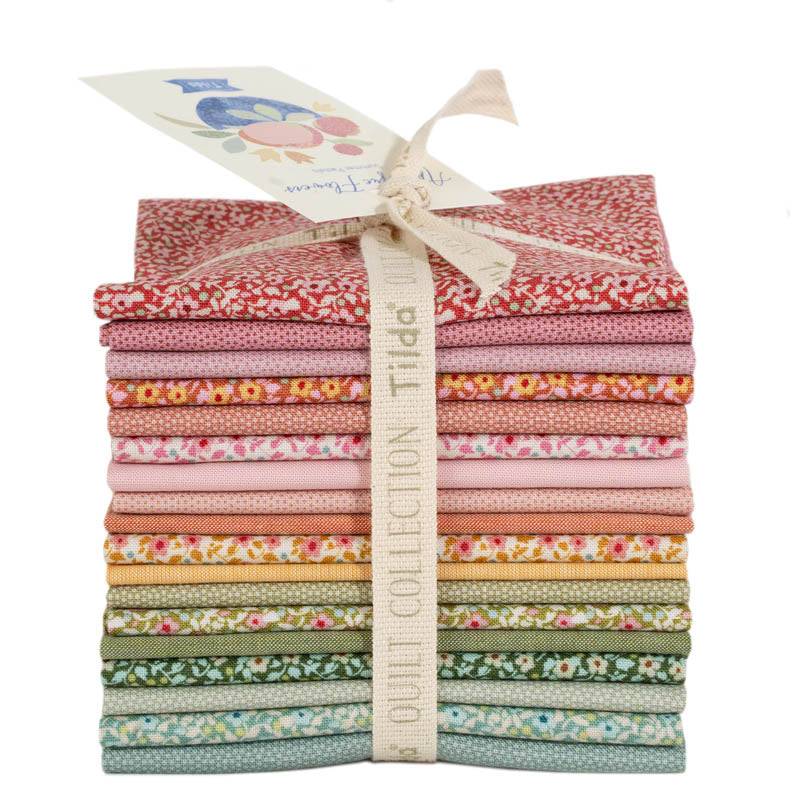 Tilda Something Blue - Applique Flower - Fat Eight Bundle