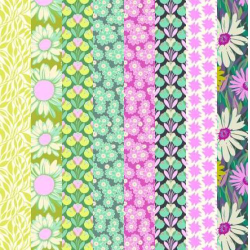 Daisy Crush Fabric Pack - 8 Fat Quarters