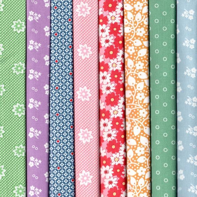 30s Playtime Fabric Pack - 8 Fat Quarters