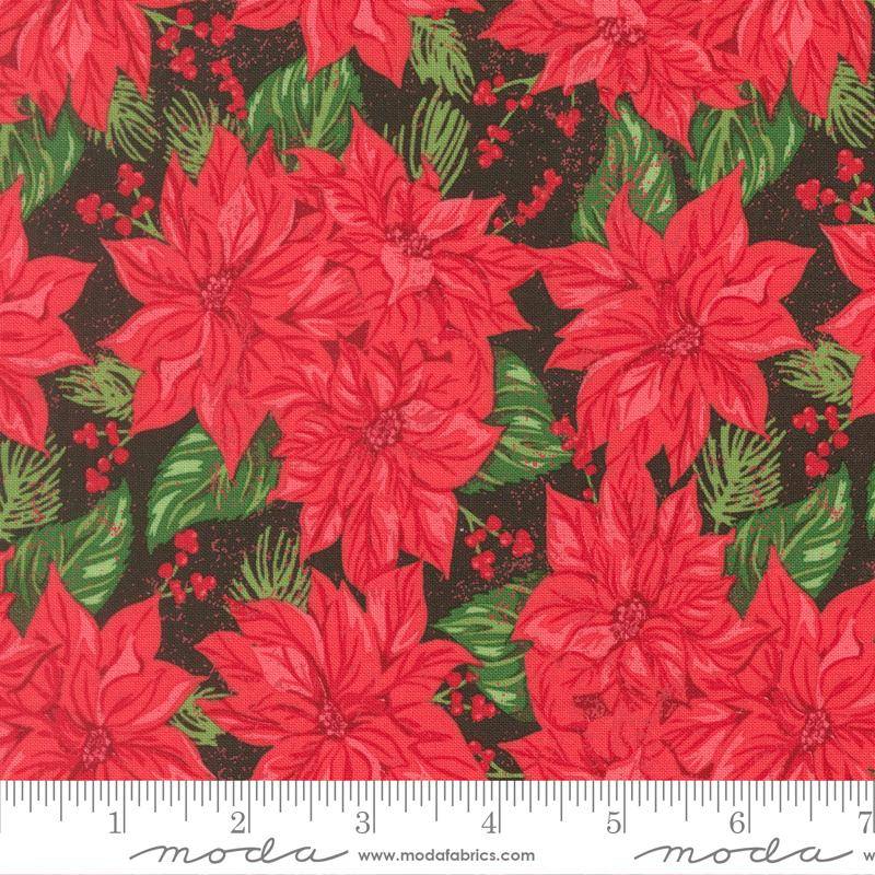 Holiday Cheer Midnight Poinsettia