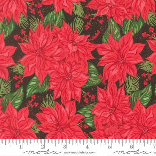 Holiday Cheer Midnight Poinsettia