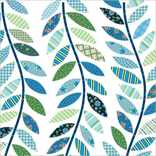 Made Easy Leafy Vine - Blue
