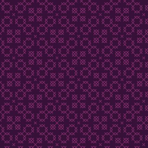 Garden Threads Peony Aubergine