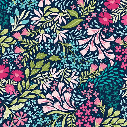 Garden Dalliance Promenade Indigo