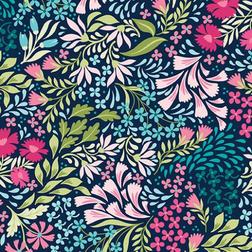 Garden Dalliance Promenade Indigo