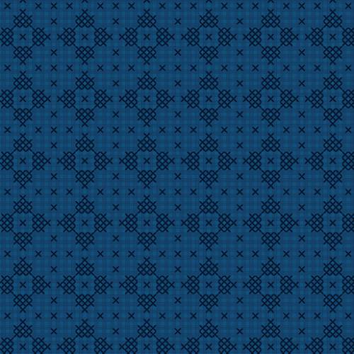 Garden Dalliance Quadrille Indigo