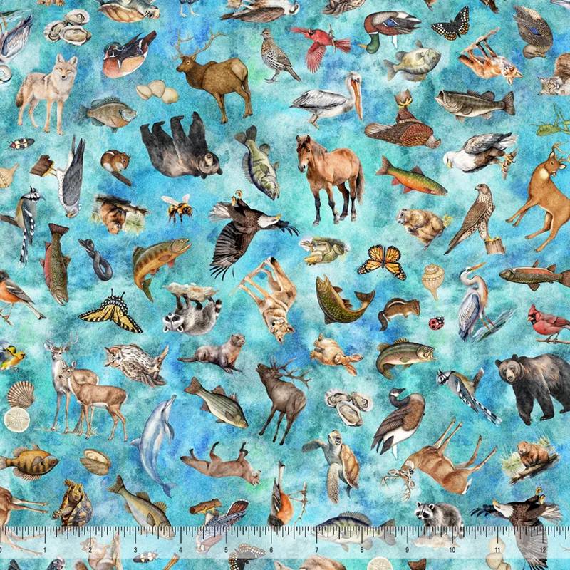 2026 Mid-Atlantic Shop Hop - PREORDER Mid-Atlantic Wildlife - Blue
