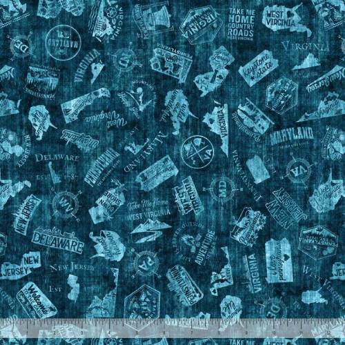 2026 Mid-Atlantic Shop Hop - PREORDER Mid-Atlantic Icons - Navy