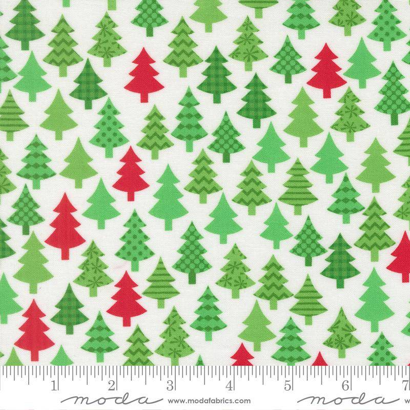 Snow Time Christmas Trees - Winter White