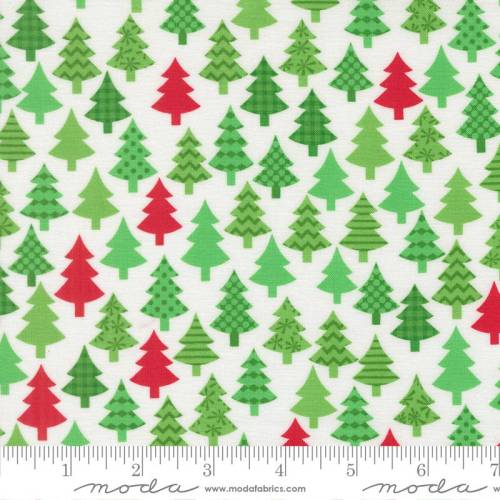 Snow Time Christmas Trees - Winter White