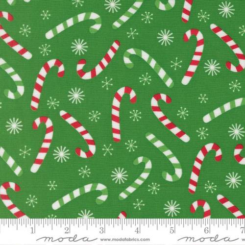 Snow Time Candy Cane - Evergreen