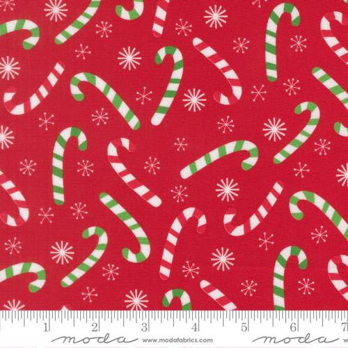 Snow Time Candy Cane - Poinsettia Red