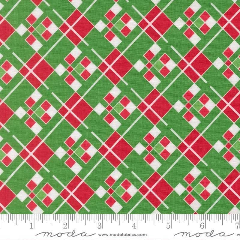 Snow Time Vintage Plaid - Evergreen