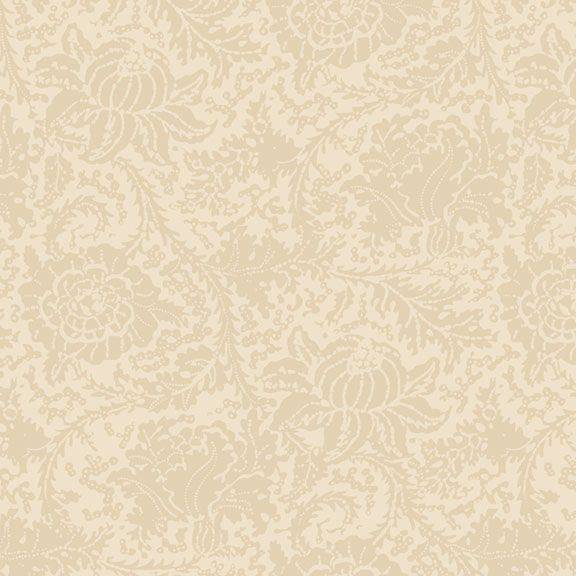 Anna B's Indigos Floral - Cream