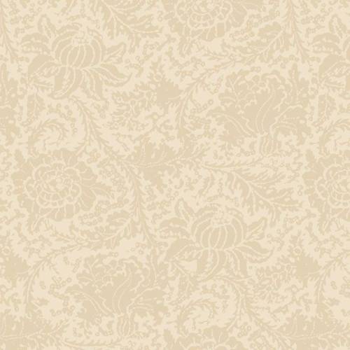 Anna B's Indigos Floral - Cream