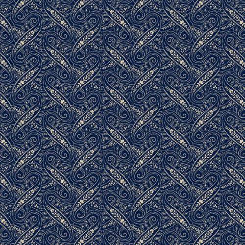 Anna B's Indigos Paisley - Navy