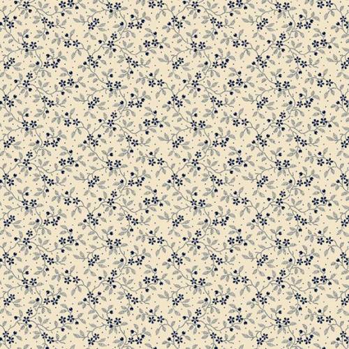 Anna B's Indigos Floral Toss - Blue