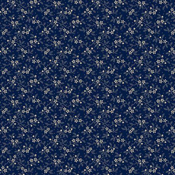 Anna B's Indigos Floral Toss - Navy