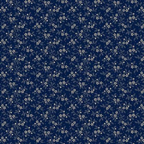 Anna B's Indigos Floral Toss - Navy