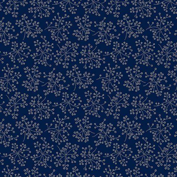 Anna B's Indigos Weeds - Navy