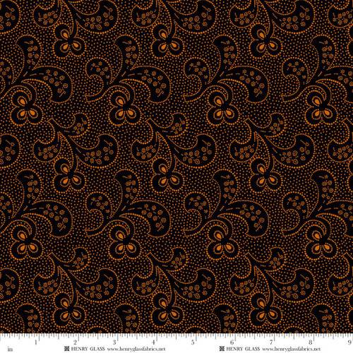 Mr. Moon Abstract Leaves - Black