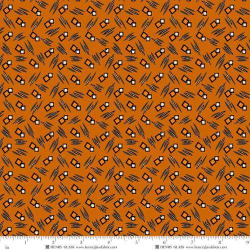 Mr. Moon Squares & Stars Geo - Orange