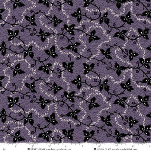 Mr. Moon Leaves and Vines - Purple