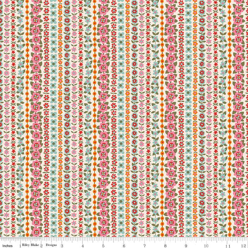 Everlasting Soho Stripe i- Warm Pinks