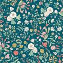 Everlasting Wildflower Field - Teal image 1