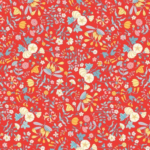Everlasting Wildflower Field - Red
