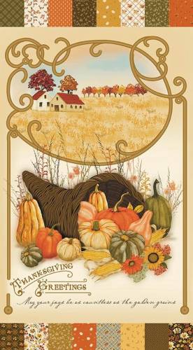 Bountiful Thanksgiving Greetings Panel