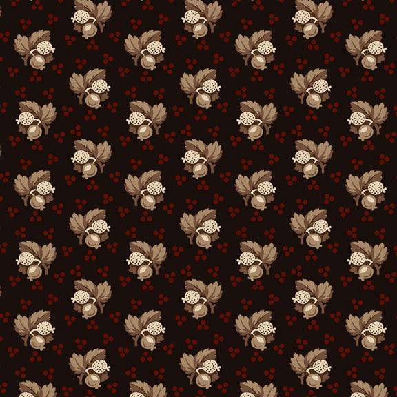 Black Sheep Cottons Berry Garden - Black