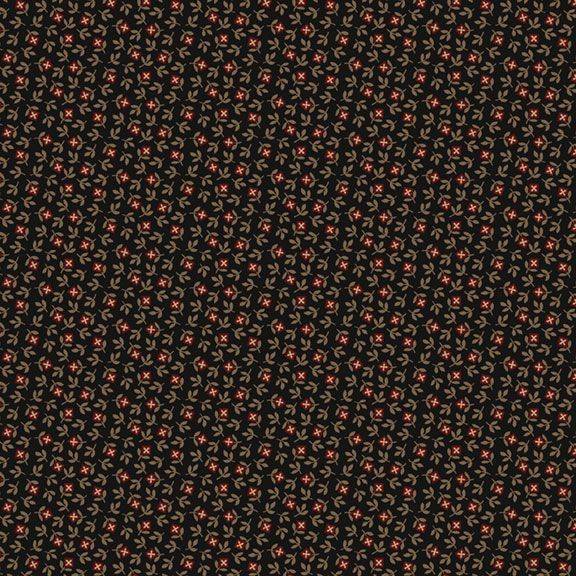 Black Sheep Cottons Square Petals - Black