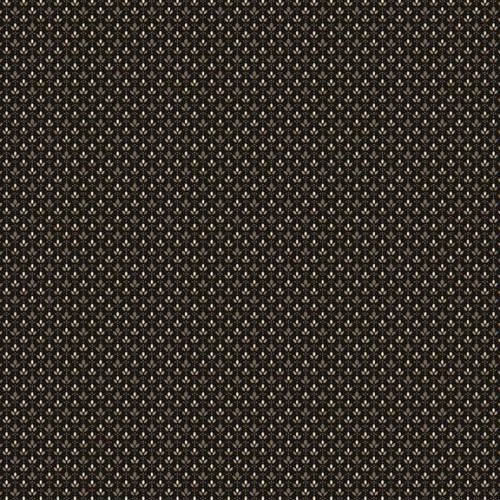 Black Sheep Cottons Flowers In A Row - Black