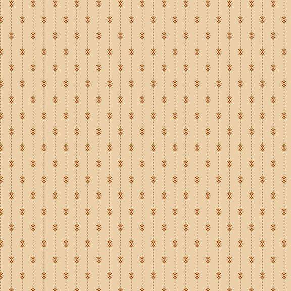 Black Sheep Cottons Bowtie Stripe - Cream